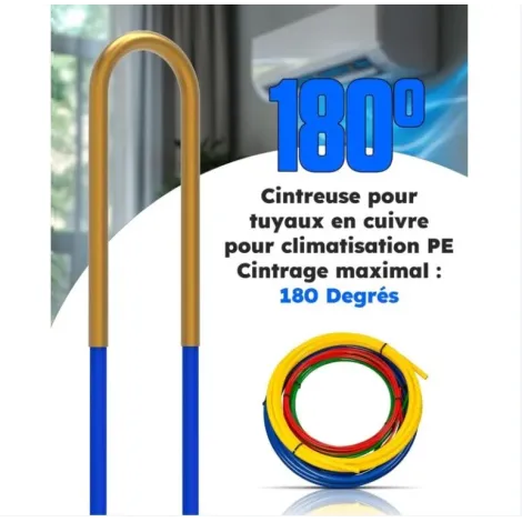 RESSORT A CINTRES PLAST KIT 1/4 - 3/8 - 1/2 - 5/8  (4M) 4PCS