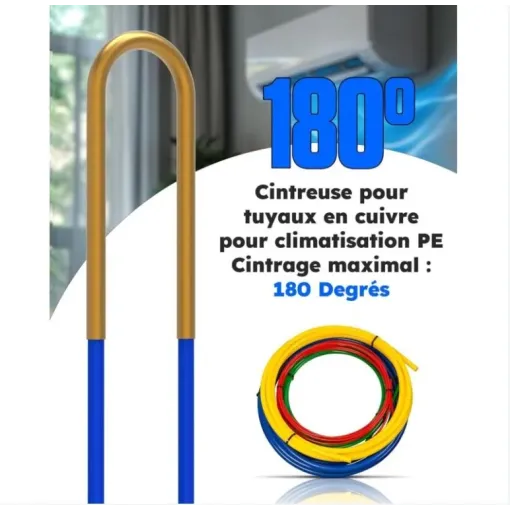 RESSORT A CINTRES PLAST KIT 1/4 - 3/8 - 1/2 - 5/8  (4M) 4PCS